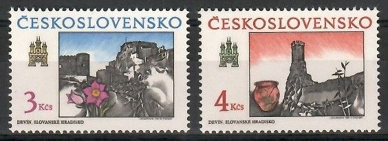 Znaczek Czechosłowacja 1989 Mi 3022-3023 Czyste **