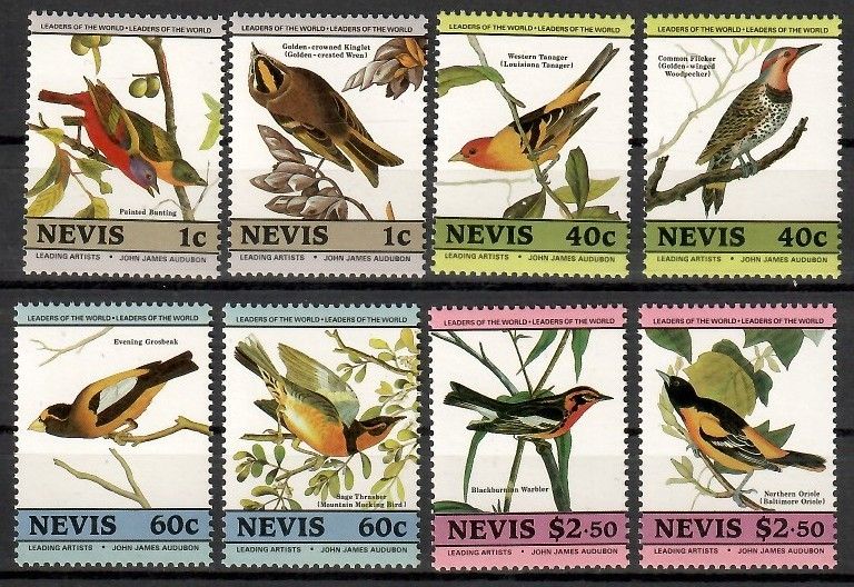 Znaczek Nevis 1985 Mi 268-275 Czyste **