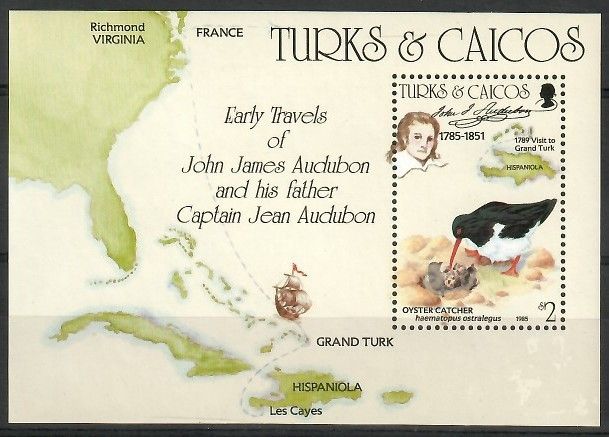 Znaczek Turks i Caicos 1985 Mi bl 54 Czyste **