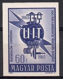 Znaczek Węgry 1965 Mi 2124B Z podlepką *