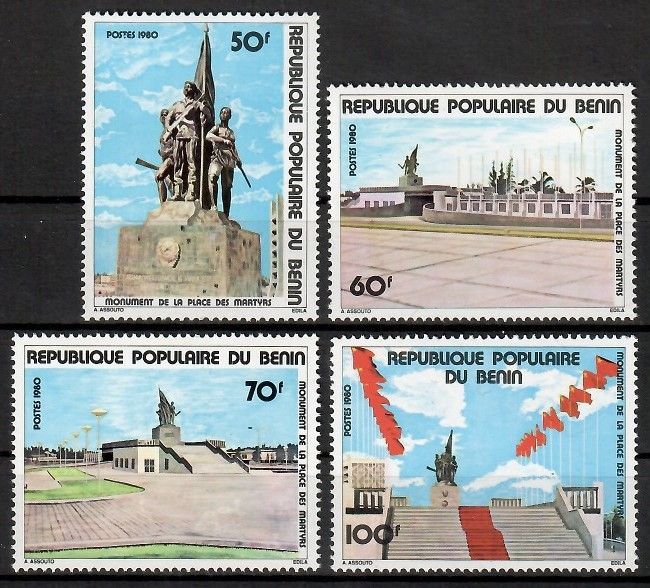 Znaczek Benin 1980 Mi 208-211 Czyste **