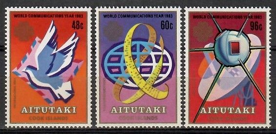 Znaczek Aitutaki 1983 Mi 496-498 Czyste **