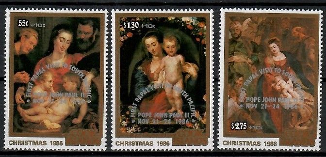 Znaczek Wyspy Cooka 1986 Mi 1132-1134 Czyste **