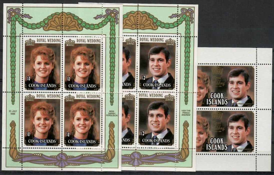 Znaczek Wyspy Cooka 1986 Mi ark 1117-1119 Czyste **