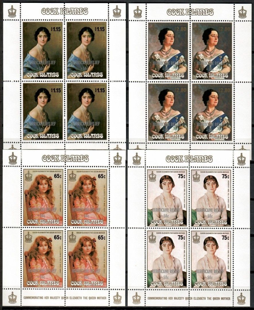 Znaczek Wyspy Cooka 1987 Mi ark 1208-1211 Czyste **