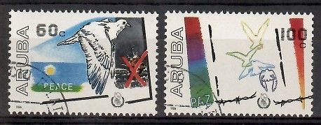 Znaczek Aruba 1986 Mi abo 16-17 Stemplowane