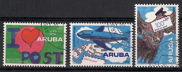 Znaczek Aruba 1992 Mi abo 113-115 Stemplowane