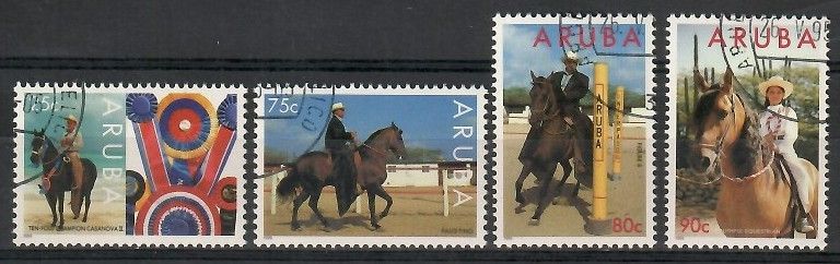 Znaczek Aruba 1995 Mi abo 156-159 Stemplowane