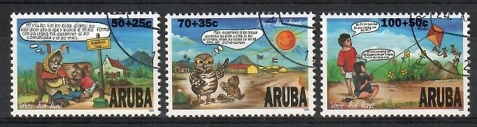 Znaczek Aruba 1996 Mi abo 185-187 Stemplowane