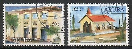 Znaczek Aruba 2000 Mi abo 256-257 Stemplowane