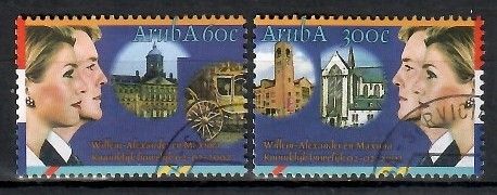Znaczek Aruba 2002 Mi abo 288-289 Stemplowane