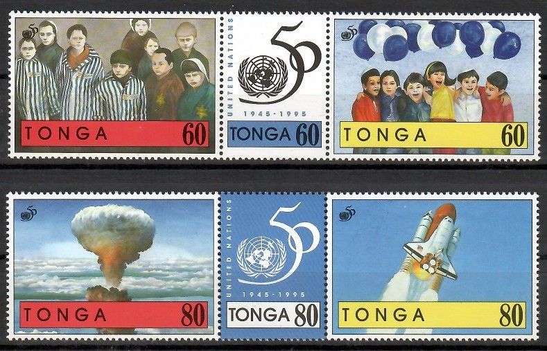 Znaczek Tonga 1995 Mi 1386-1391 Czyste **