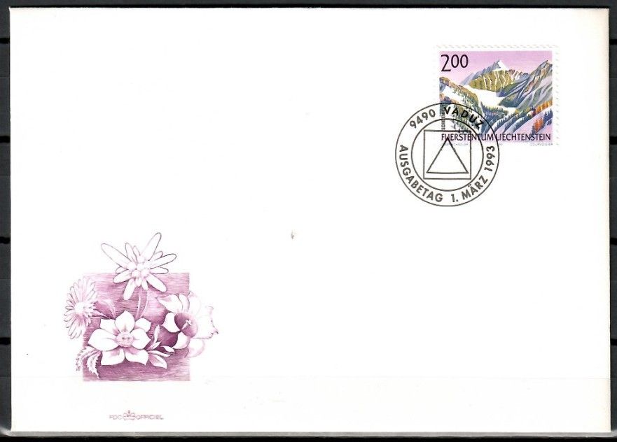 Znaczek Liechtenstein 1993 Mi 1059 FDC