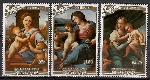 Znaczek Penrhyn 1987 Mi 476-478 Czyste **