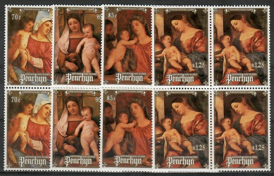 Znaczek Penrhyn 1988 Mi 495-498 Czyste **