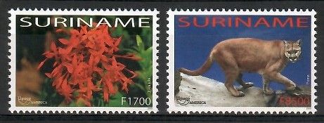 Znaczek Surinam 2003 Mi 1886-1887 Czyste **