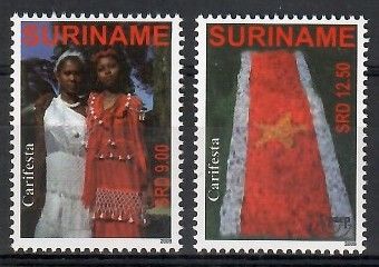 Znaczek Surinam 2008 Mi 2240-2241 Czyste **