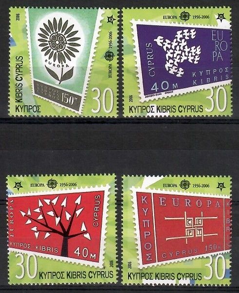 Znaczek Cypr 2006 Mi 1065-1068 Czyste **
