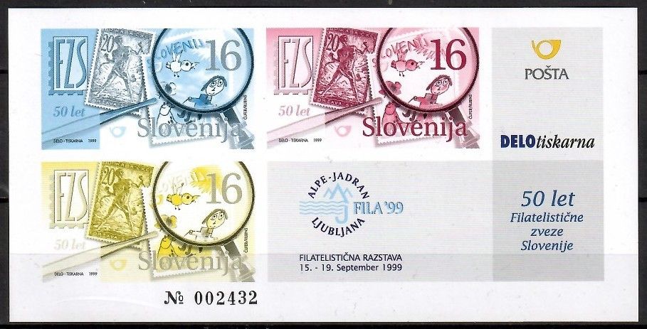Znaczek Słowenia 1999 Mi st 7-256 Czyste **