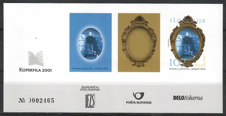 Znaczek Słowenia 2001 Mi st 9-356 Czyste **