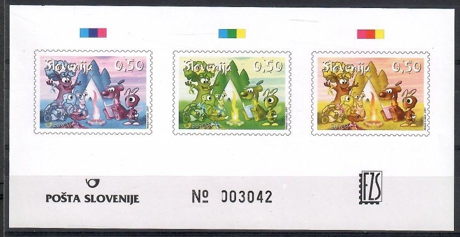 Znaczek Słowenia 2007 Mi st 15-644 Czyste **