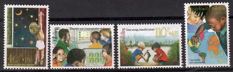 Znaczek Antyle Holenderskie 2000 Mi 1082-1085 Czyste **