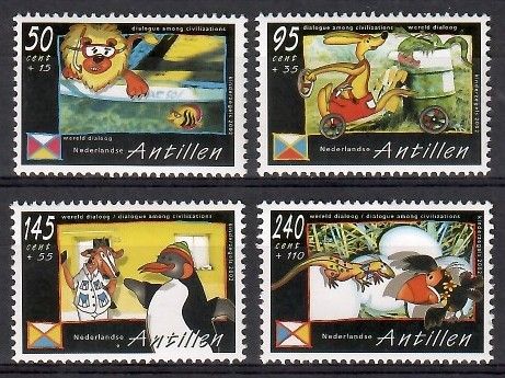 Znaczek Antyle Holenderskie 2002 Mi 1159-1162 Czyste **