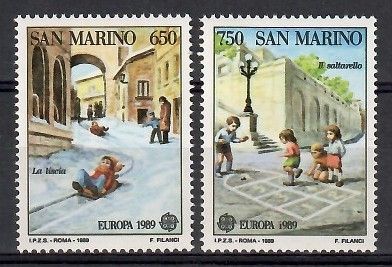 Znaczek San Marino 1989 Mi 1407-1408 Czyste **