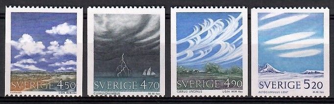 Znaczek Szwecja 1990 Mi 1633-1636 Czyste **