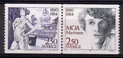 Znaczek Szwecja 1990 Mi 1637-1638 Czyste **