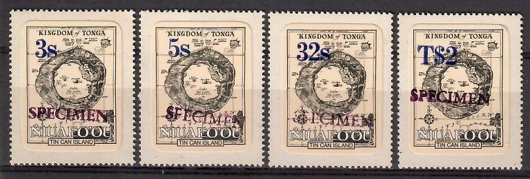 Znaczek Niuafo'ou 1983 Mi spe 19-22 Czyste **