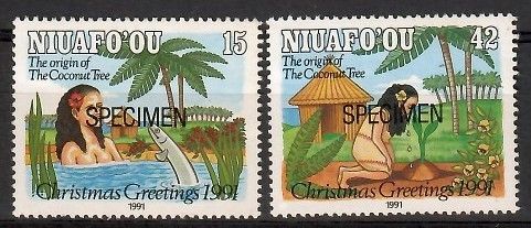 Znaczek Niuafo'ou 1991 Mi spe 198-199 Czyste **