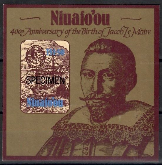 Znaczek Niuafo'ou 1985 Mi spe bl 2 Czyste **