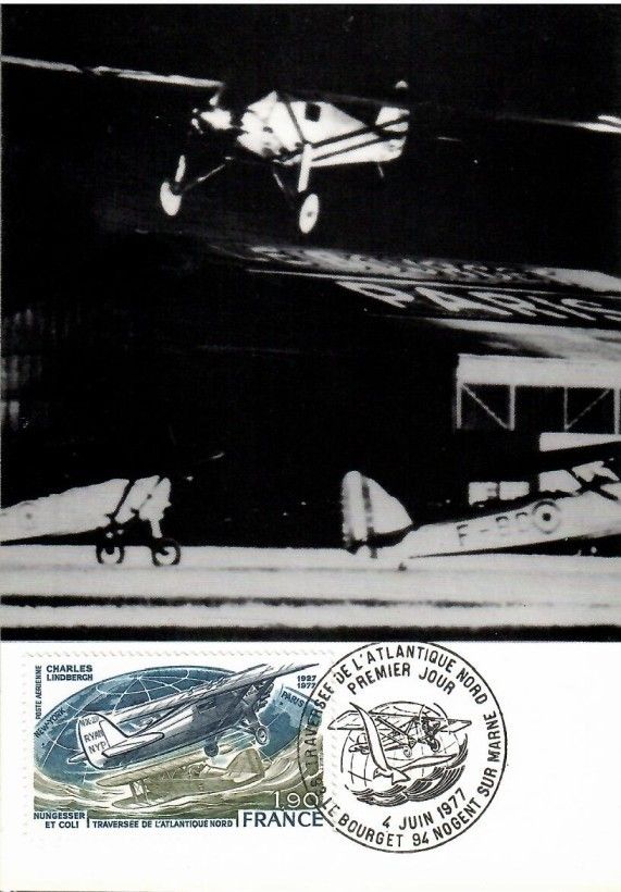 Znaczek Francja 1977 Mi 2032 Karta Max