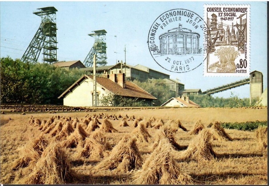 Znaczek Francja 1977 Mi 2051 Karta Max