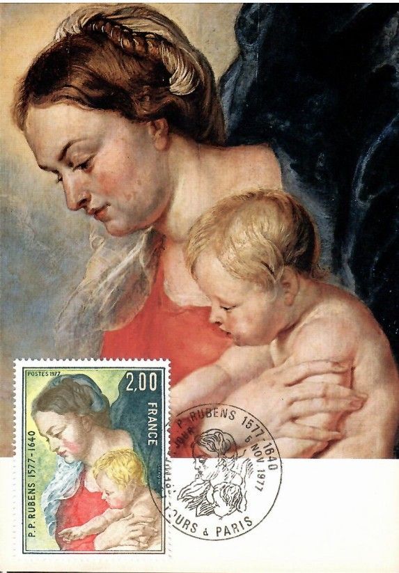 Znaczek Francja 1977 Mi 2052 Karta Max