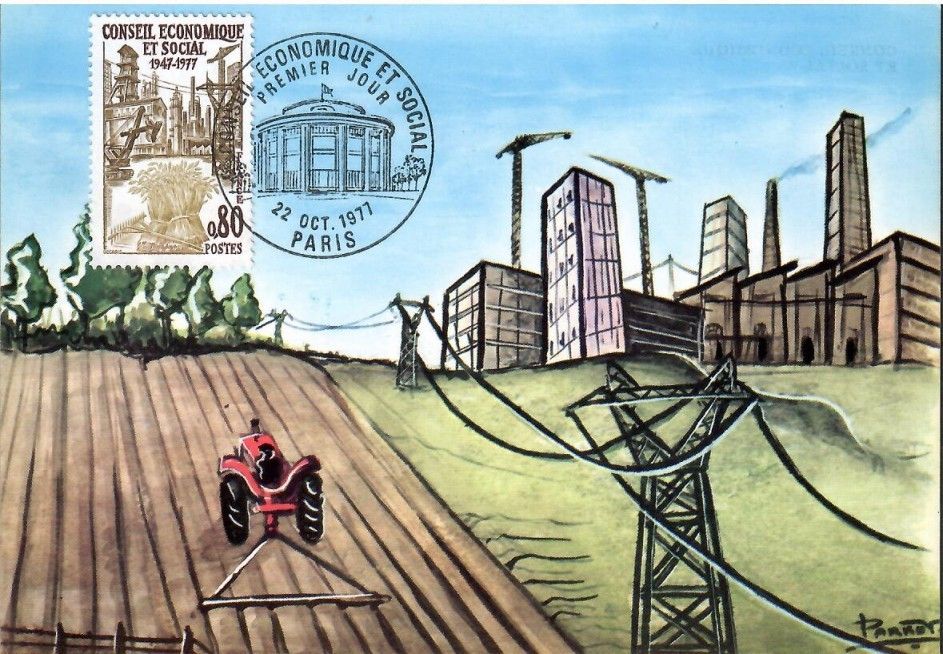 Znaczek Francja 1977 Mi 2051 Karta Max