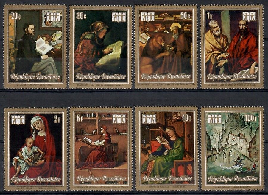 Znaczek Rwanda 1973 Mi 549-556 Czyste **
