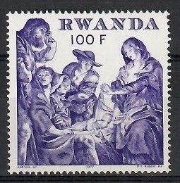 Znaczek Rwanda 1977 Mi 913 Czyste **