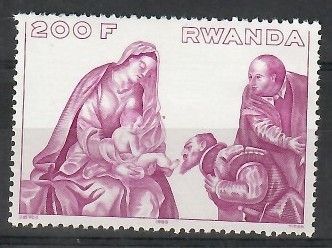 Znaczek Rwanda 1985 Mi 1326 Czyste **