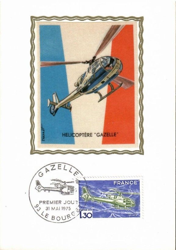 Znaczek Francja 1975 Mi S1922 Karta Max