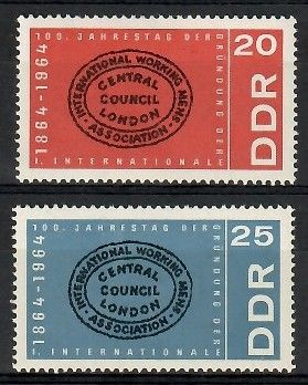Znaczek NRD / DDR 1964 Mi 1054-1055 Czyste **