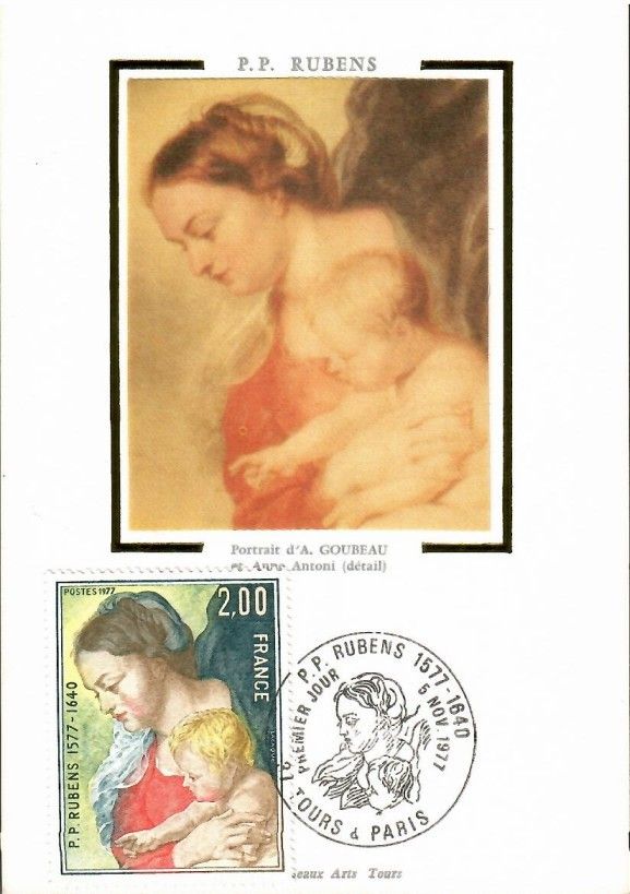 Znaczek Francja 1977 Mi s2052 Karta Max