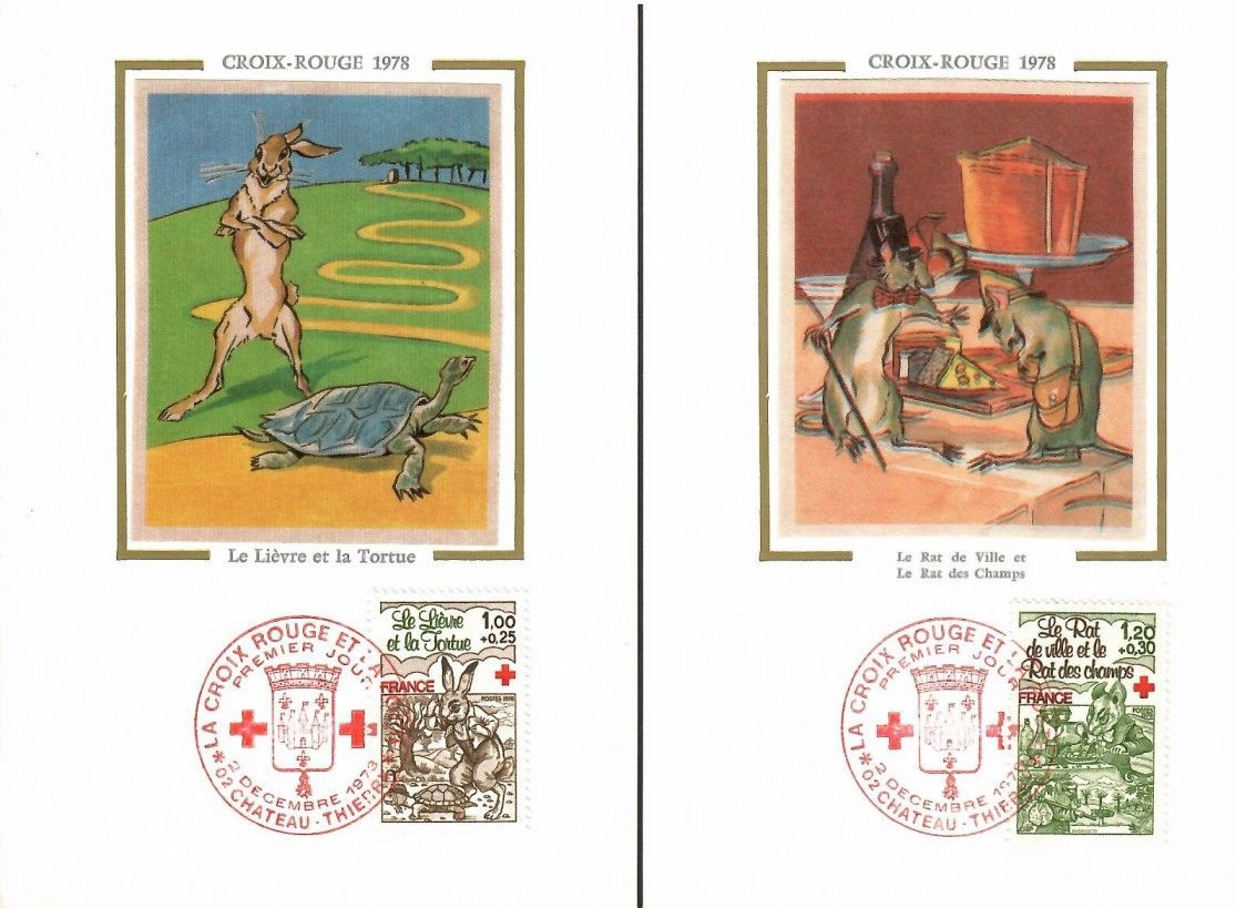 Znaczek Francja 1979 Mi s2129-2130 Karta Max