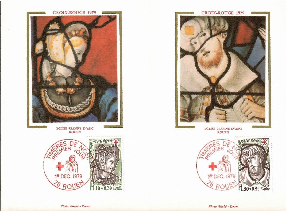 Znaczek Francja 1979 Mi s2183-2184 Karta Max