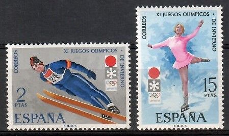 Znaczek Hiszpania 1972 Mi 1969-1970 Czyste **