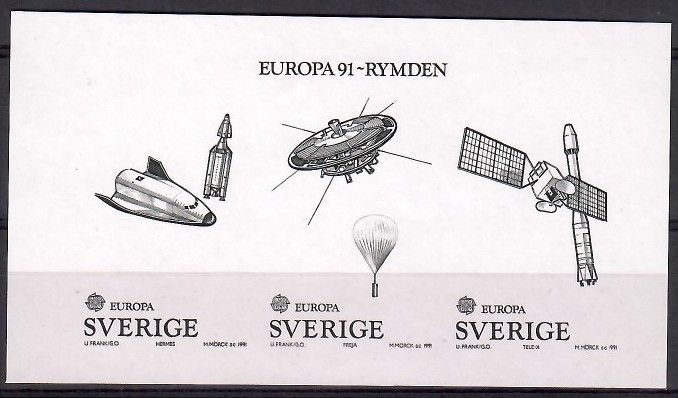 Znaczek Szwecja 1991 Mi h-blatt 186B,ND Czyste **