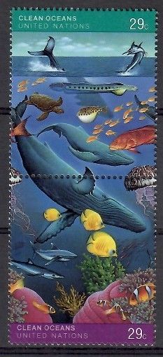 Znaczek Narody Zjednoczone Nowy Jork 1998 Mi 627-628 Czyste **