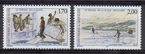 Znaczek Saint Pierre i Miquelon 1998 Mi 754-755 Czyste **