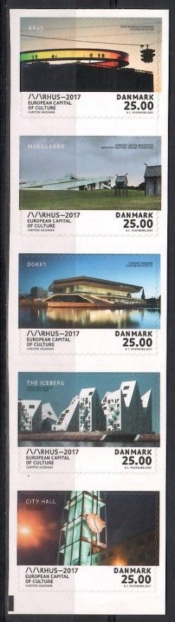 Znaczek Dania 2017 Mi 1916-1920 Czyste **